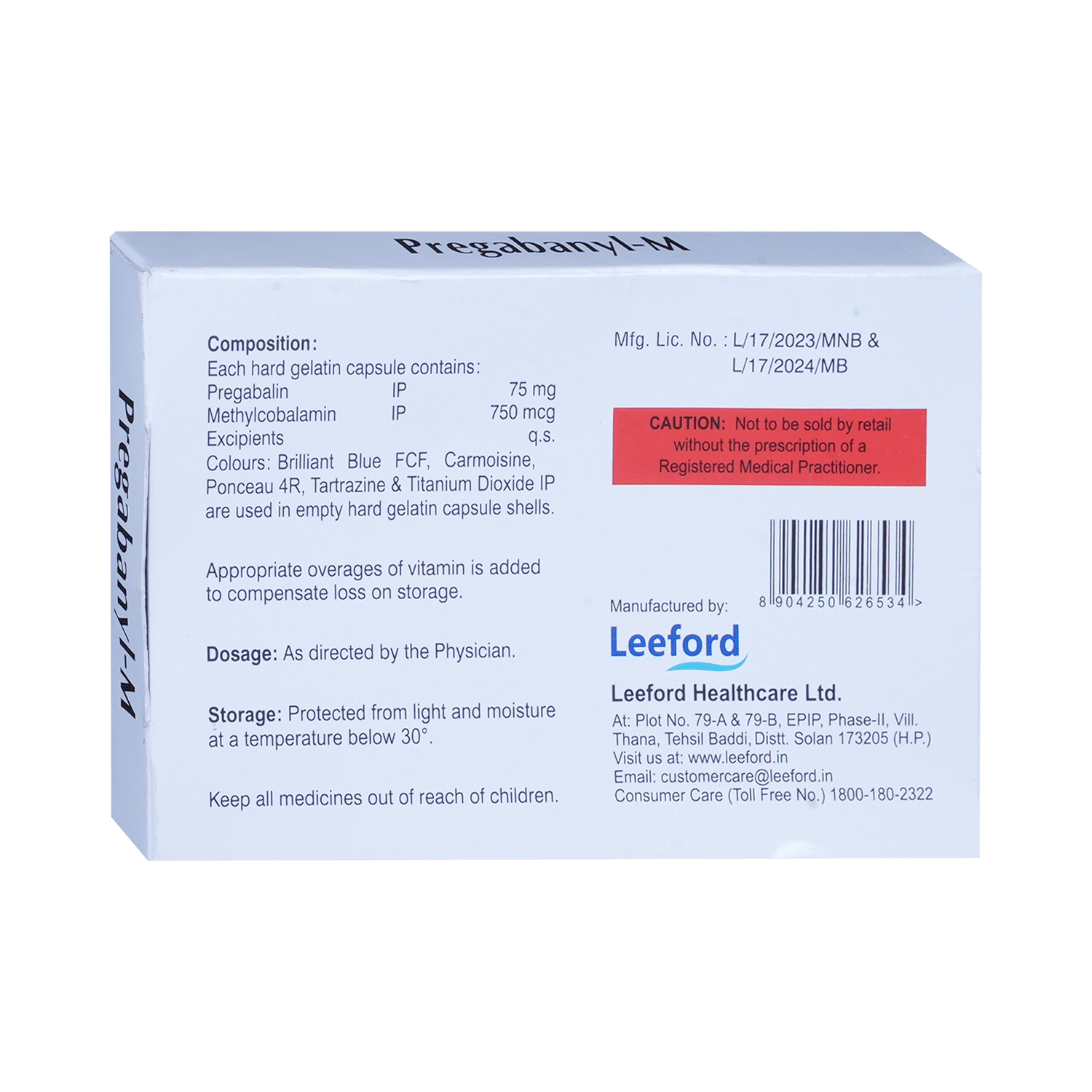 Pregabanyl-M Capsule - Image 3