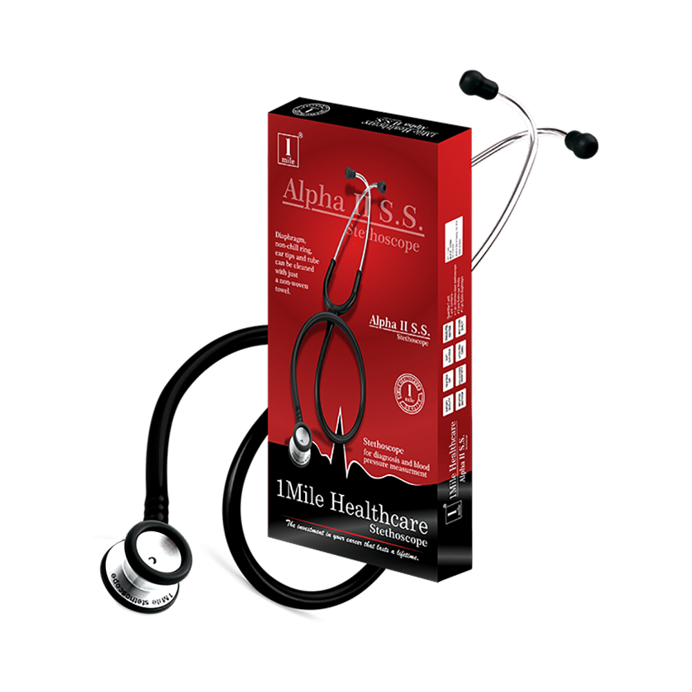 1Mile Healthcare Alpha II S.S. Stethoscope - Image 1