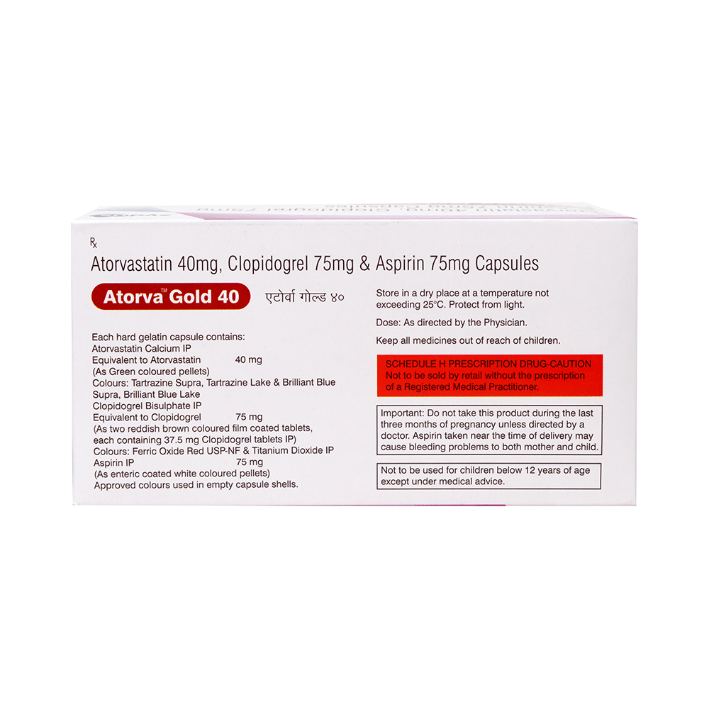 Atorva Gold 40 Capsule - Image 2