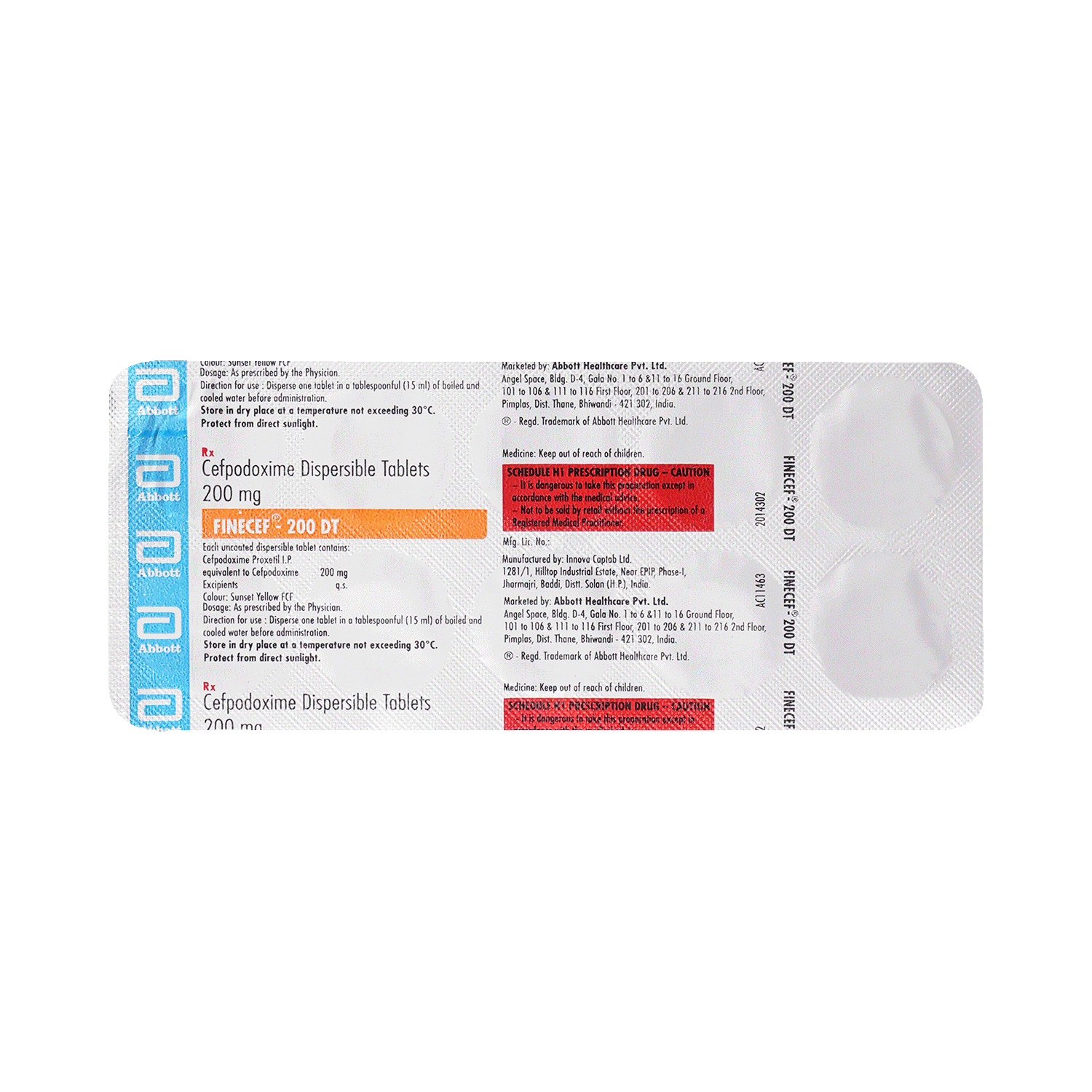 Finecef 200mg Tablet DT - Image 4