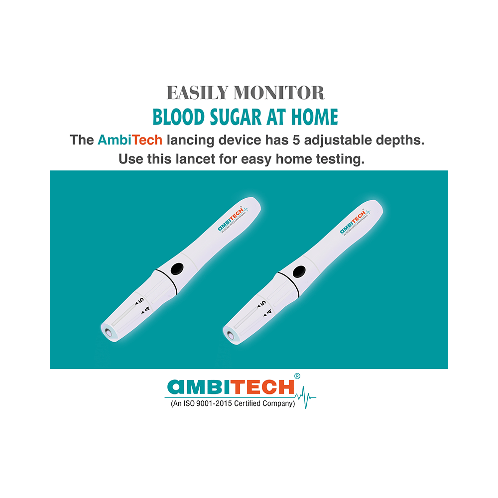 Ambitech Adjustable Lancing Device White - Image 3