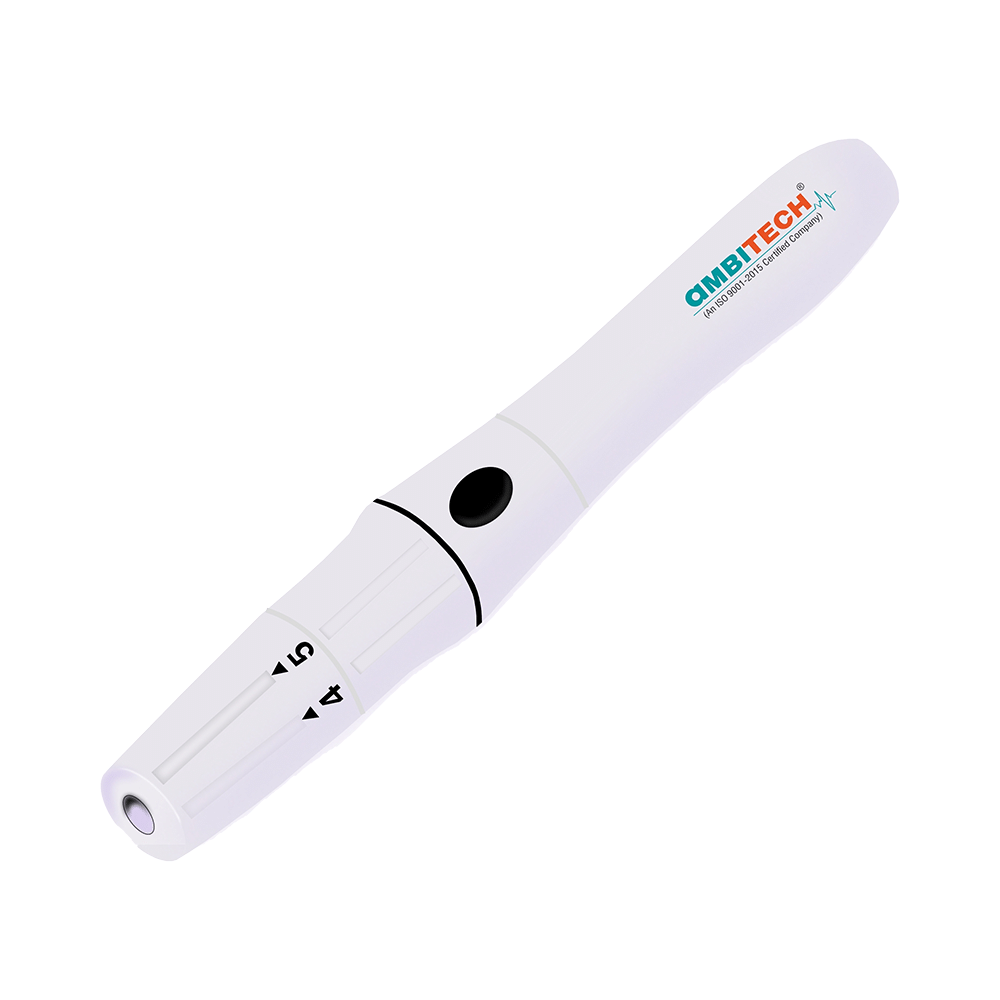 Ambitech Adjustable Lancing Device White