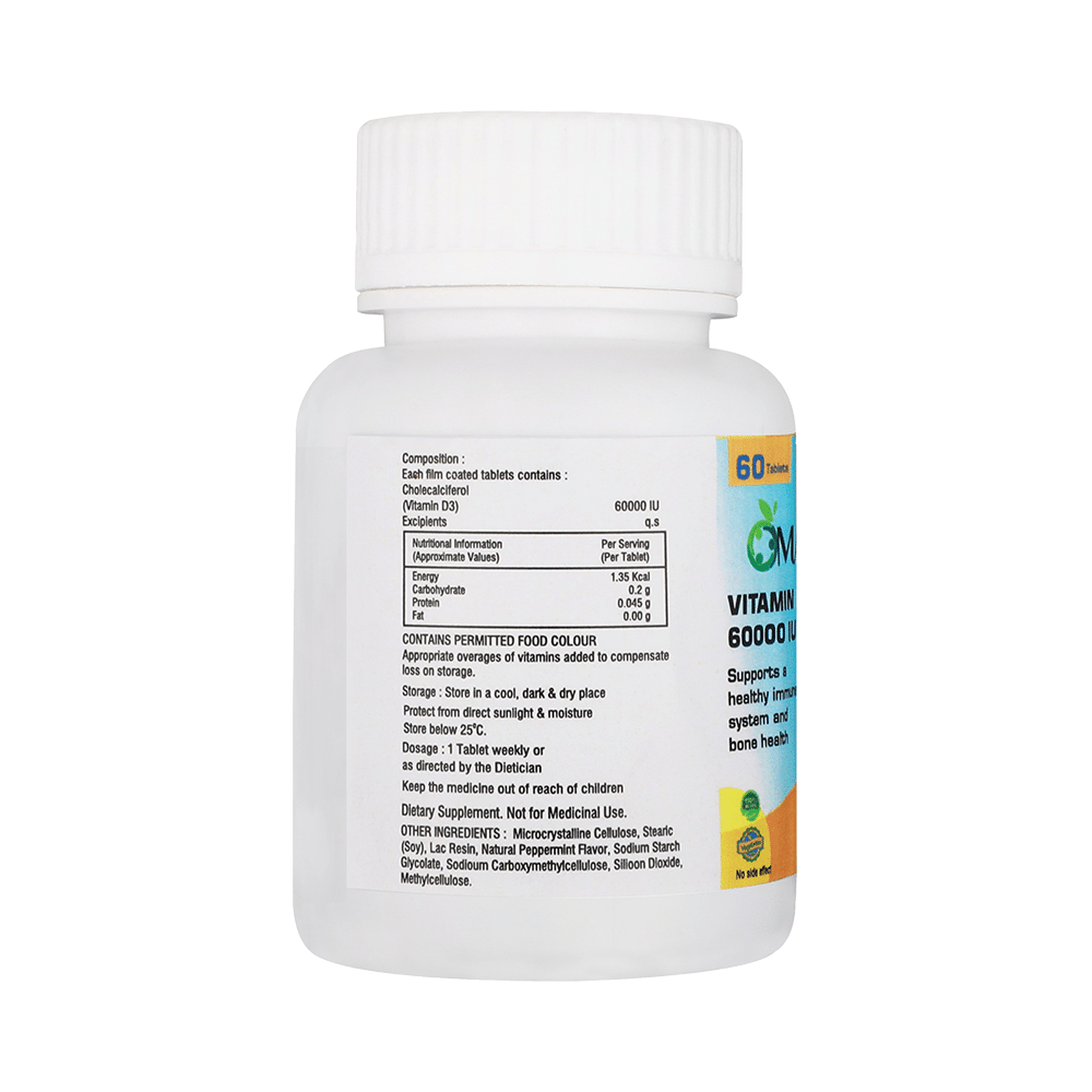 Oman Vitamin D3 60000 IU Tablet - Image 2