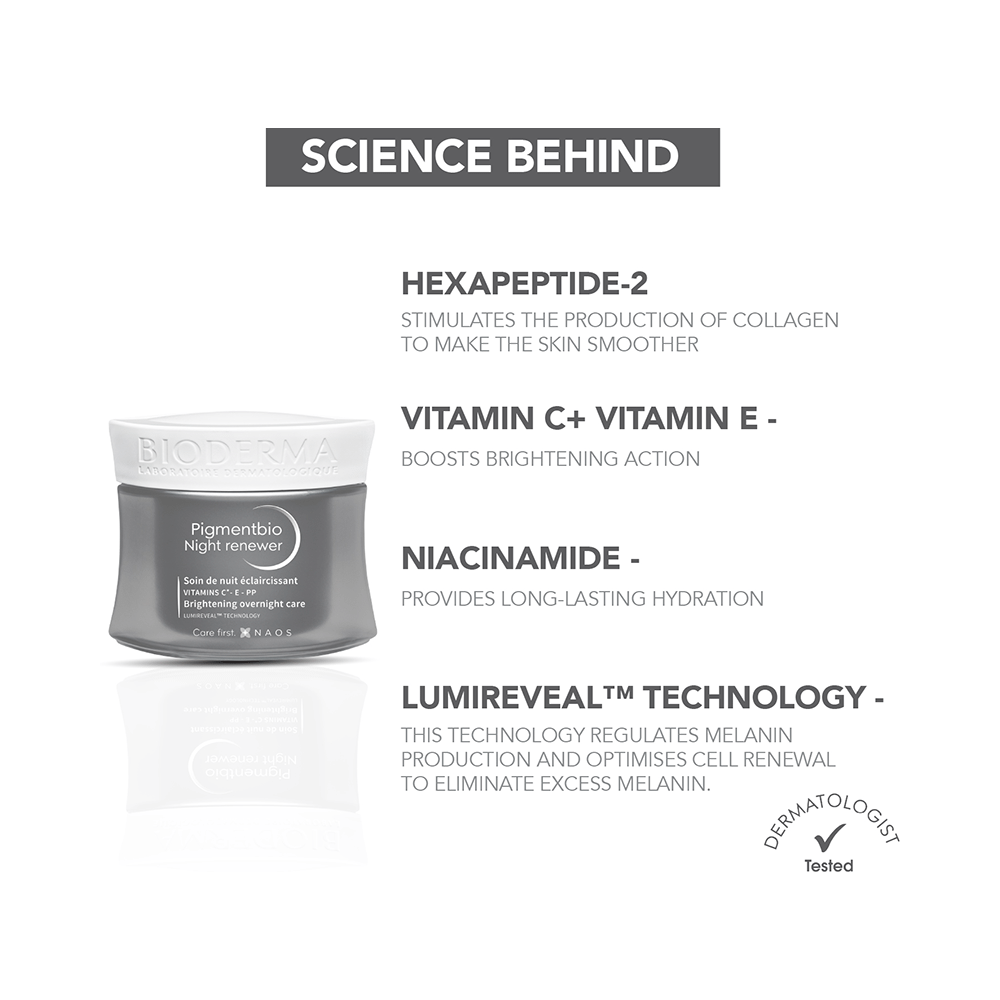 Bioderma Pigmentbio Night Renewer Cream | For Dark Spots - Image 2