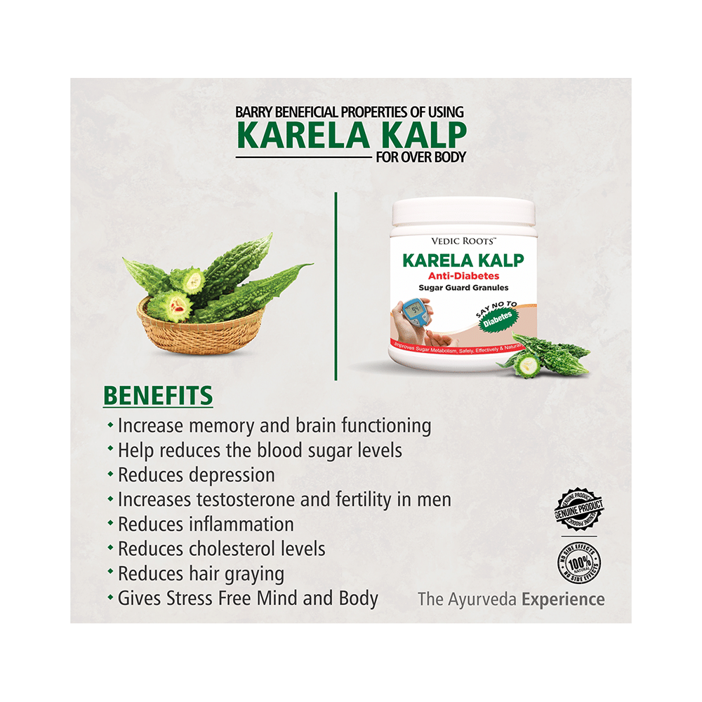 Vedic Roots Karela Kalp Anti-Diabetes Sugar Guard Granules - Image 4