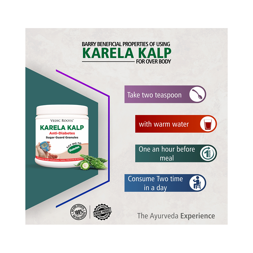 Vedic Roots Karela Kalp Anti-Diabetes Sugar Guard Granules - Image 5