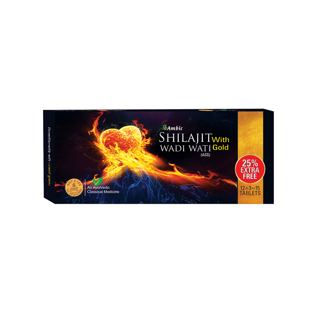 Ambic Shilajit Wadi Wati with Gold (ASS)