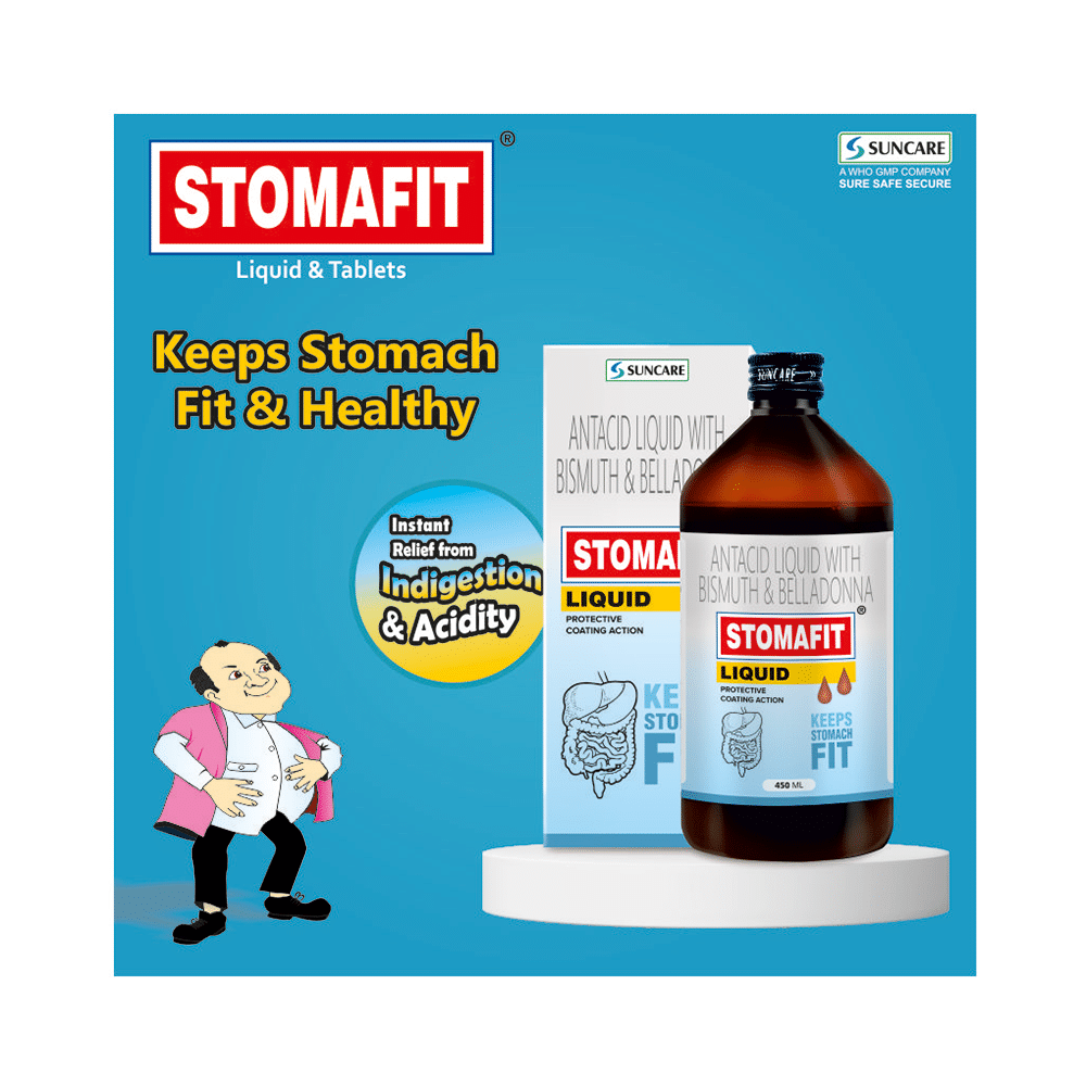 Stomafit Antacid Liquid | Protective Coating Action for Gut Health - Image 3