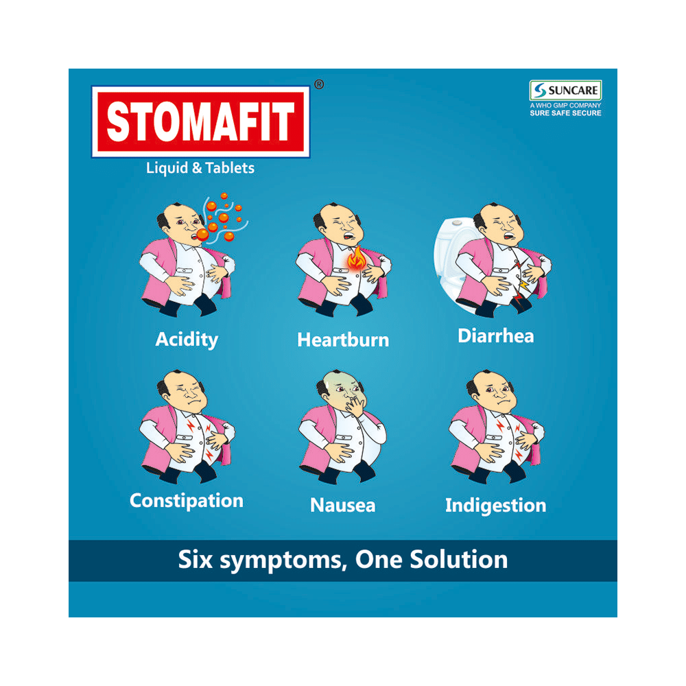 Stomafit Antacid Liquid | Protective Coating Action for Gut Health - Image 4