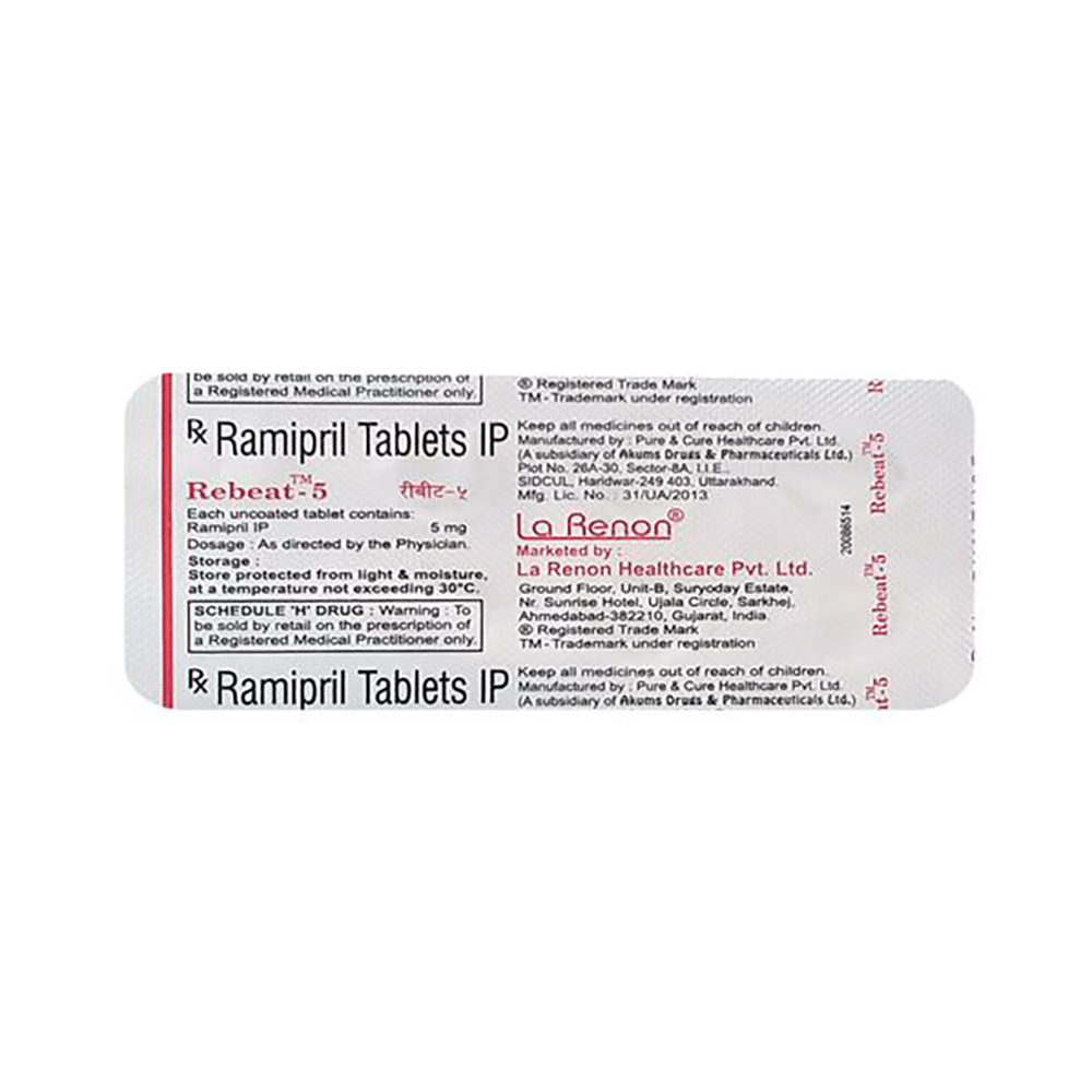 Rebeat 5mg Tablet - Image 3