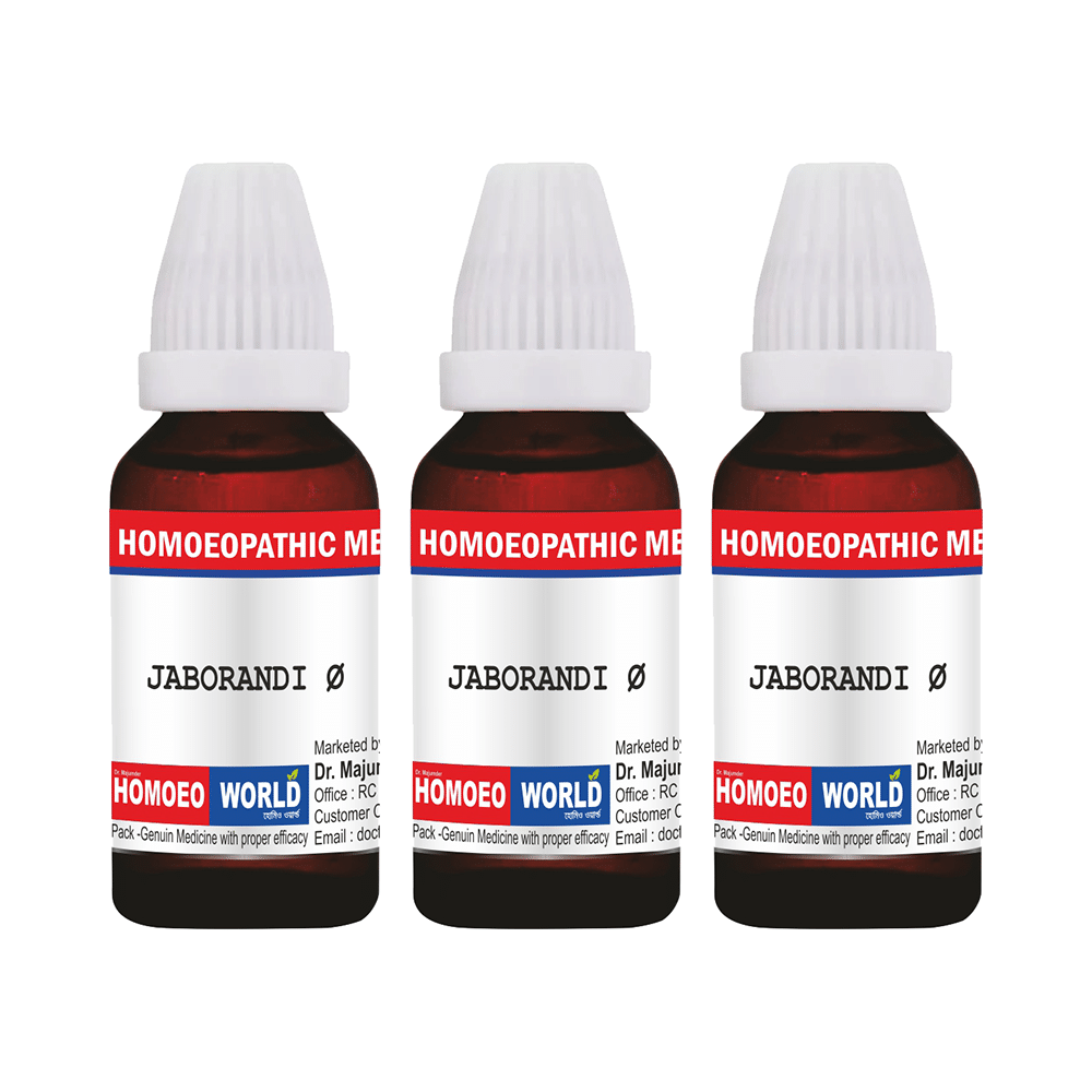Dr. Majumder Homeo World Jaborandi Mother Tincture (30ml Each) Q