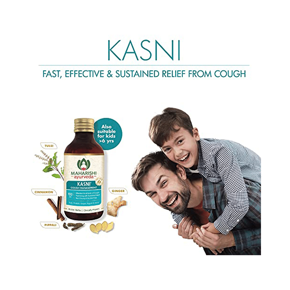 Maharishi Ayurveda Kasni Syrup for Cough Management |  Non-Drowsy & Alcohol-Free - Image 3