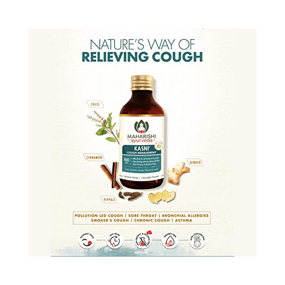 Maharishi Ayurveda Kasni Syrup for Cough Management |  Non-Drowsy & Alcohol-Free - Image 4