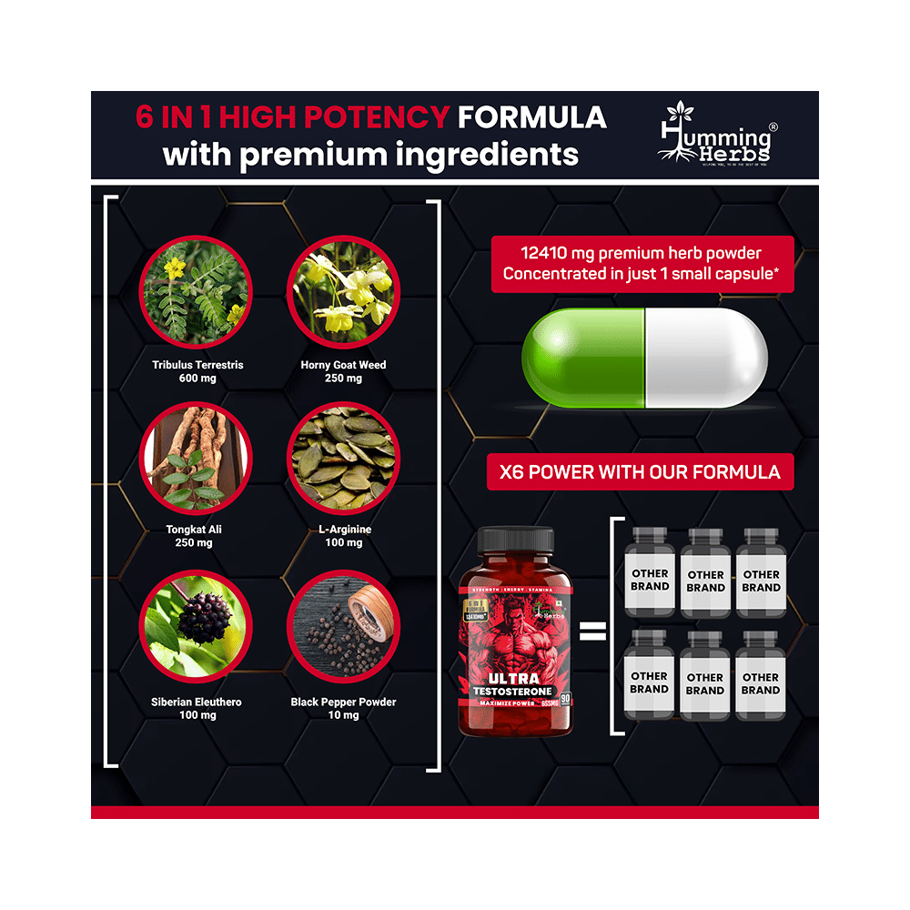 Humming Herbs Ultra Testosterone Maximize Power Capsule - Image 7