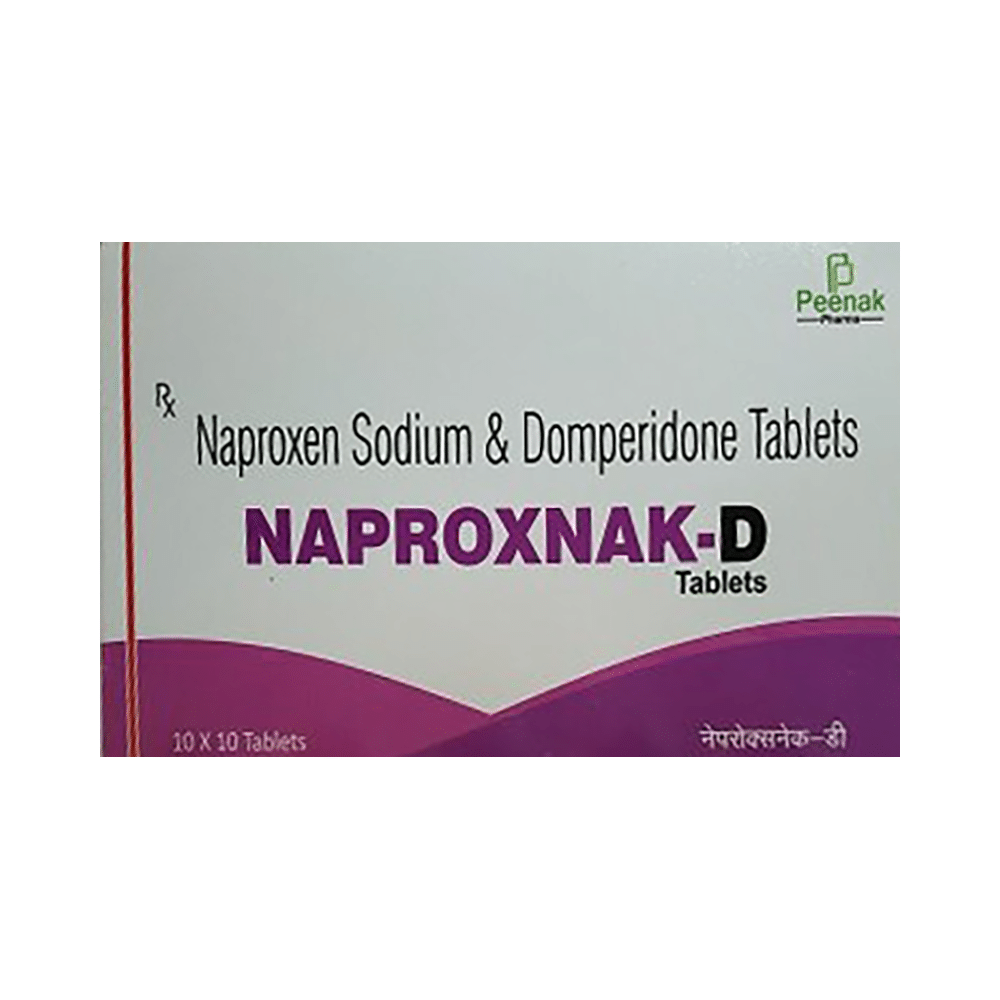 Naproxnak D 500mg/10mg Tablet