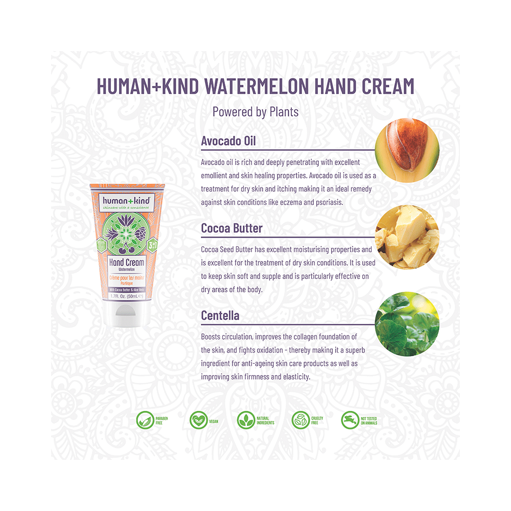 Human+Kind Hand Cream Watermelon - Image 4