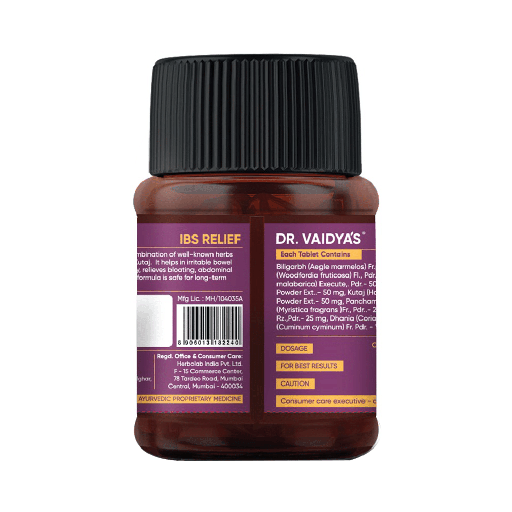 Dr. Vaidya's IBS Relief Tablet (30 Each) - Image 2