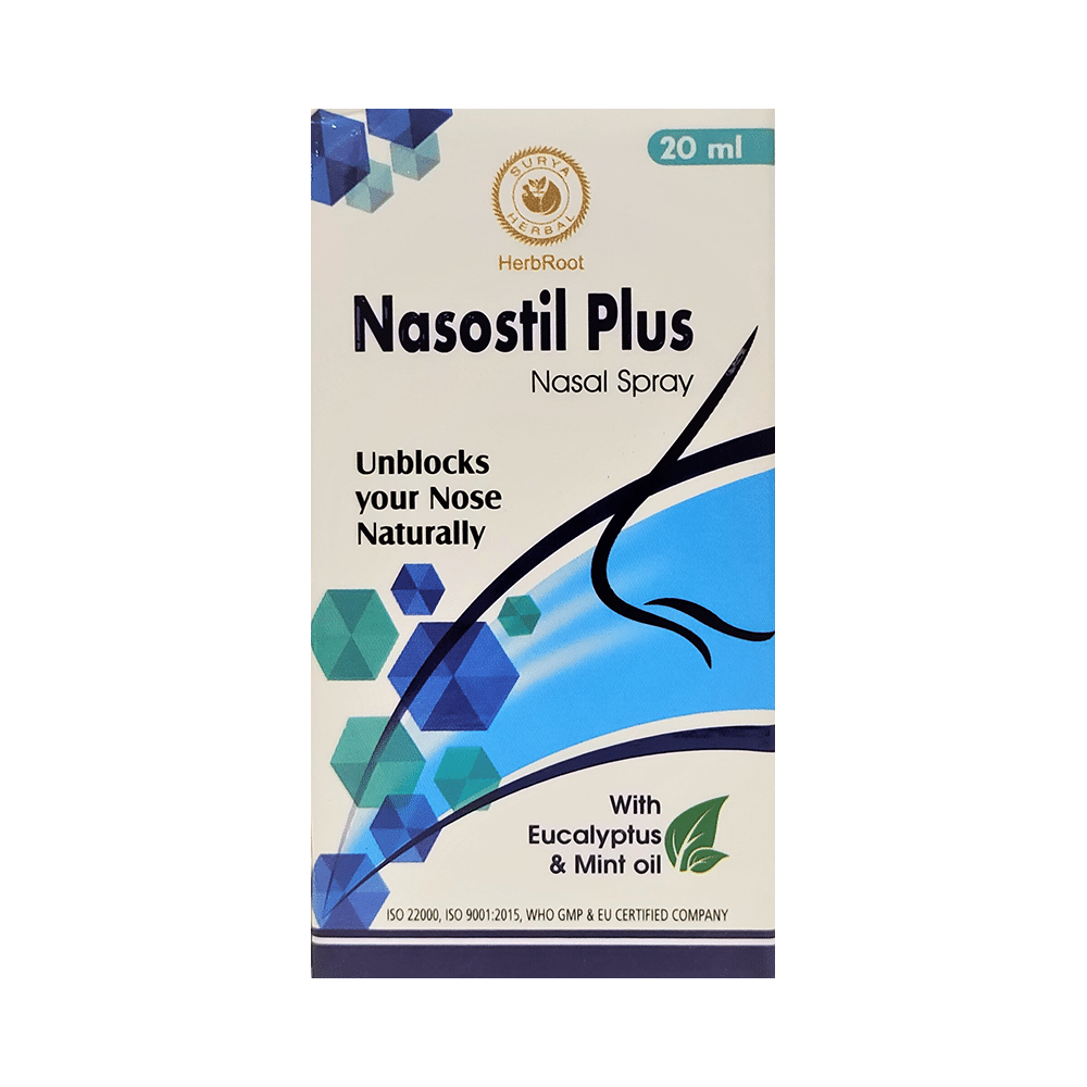 Surya Herbal HerbRoot Nasostil Plus Nasal Spray - Image 1