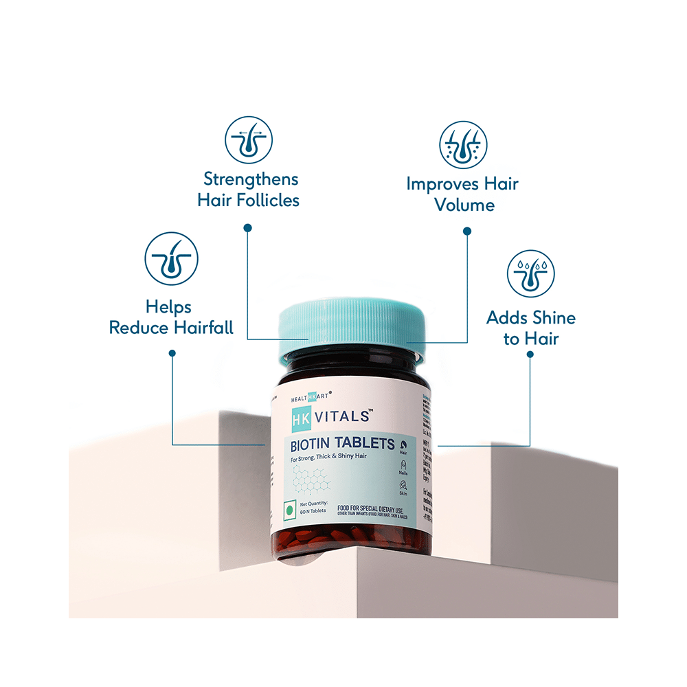 Healthkart HK Vitals Biotin 10000mcg Tablet for Hair Health - Image 5