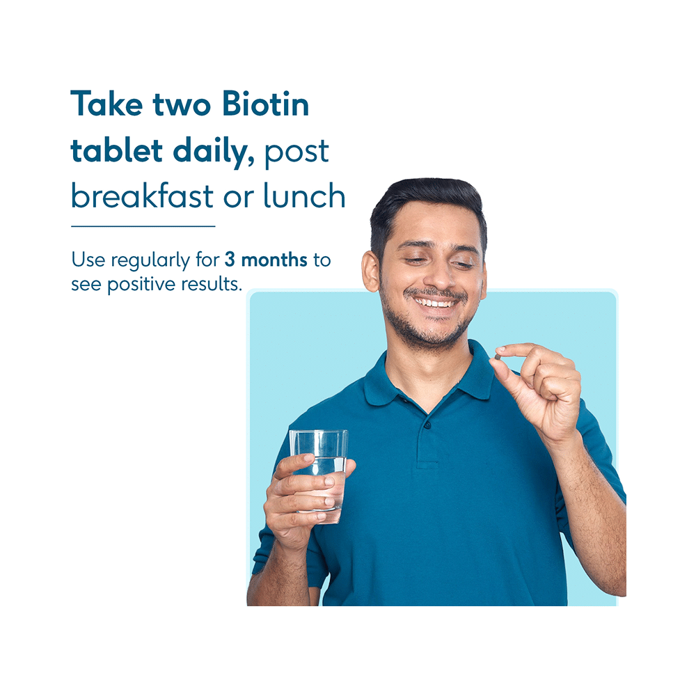 Healthkart HK Vitals Biotin 10000mcg Tablet for Hair Health - Image 6