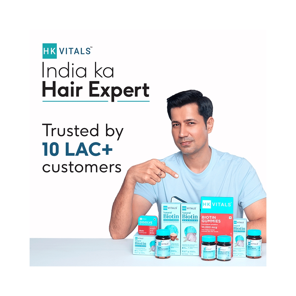 Healthkart HK Vitals Biotin 10000mcg Tablet for Hair Health - Image 8