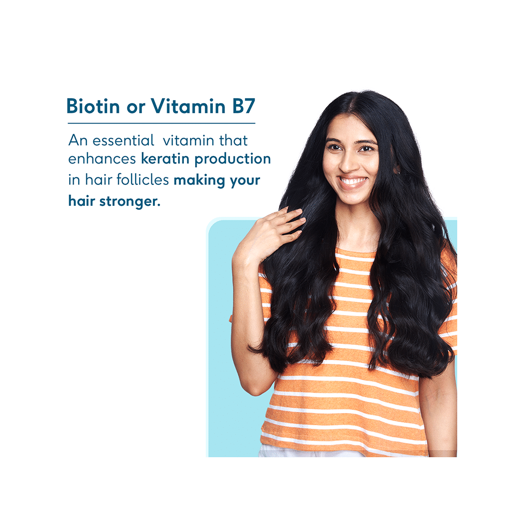 Healthkart HK Vitals Biotin 10000mcg Tablet for Hair Health - Image 4