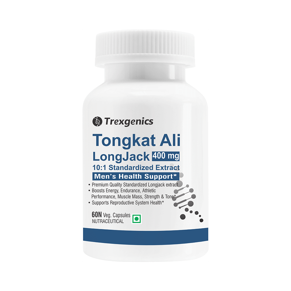 Trexgenics Tongkat Ali Longjack 400mg Veg Capsule