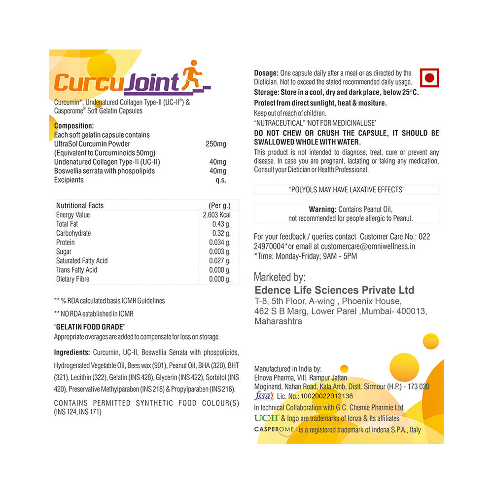 CurcuJoint Soft Gelatin Capsule - Image 2