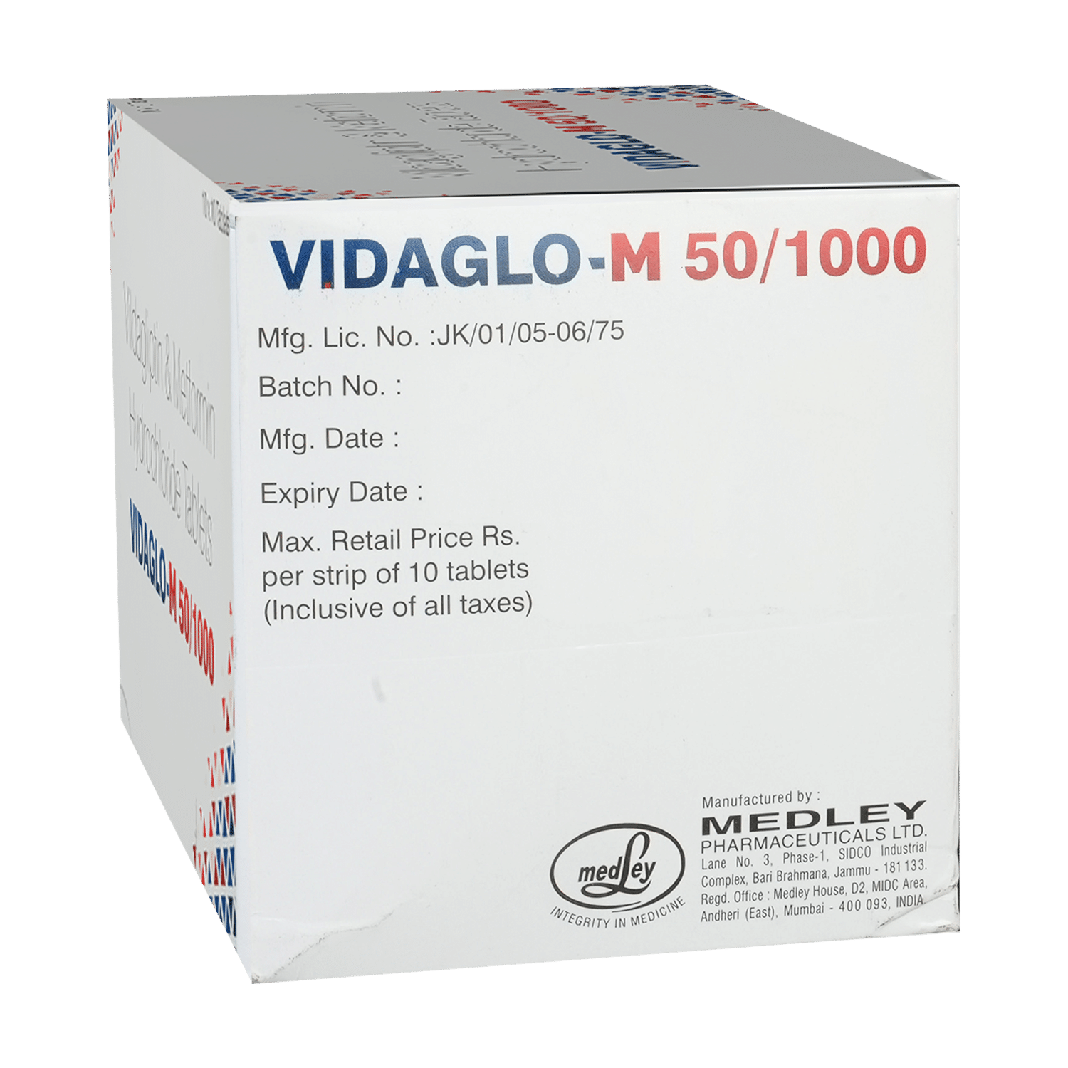 Vidaglo-M 50/1000 Tablet - Image 4