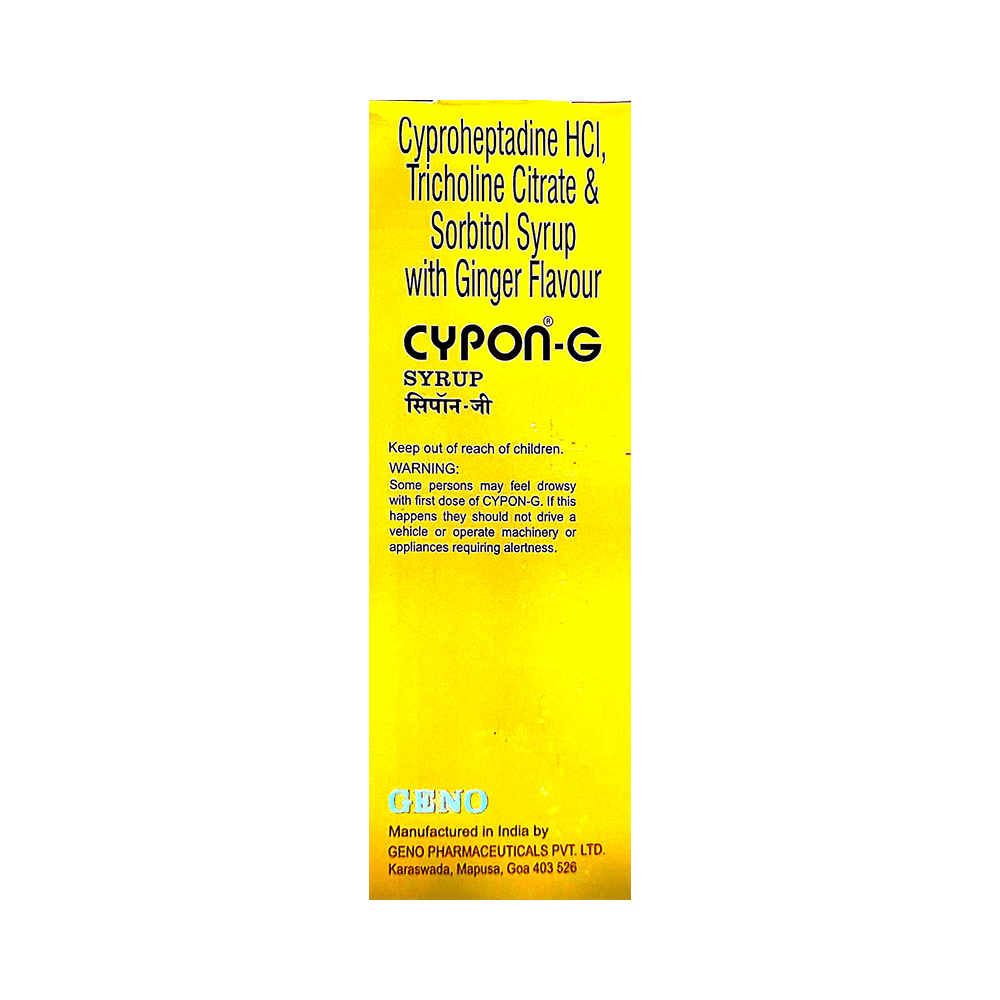 Cypon G Syrup Ginger - Image 3