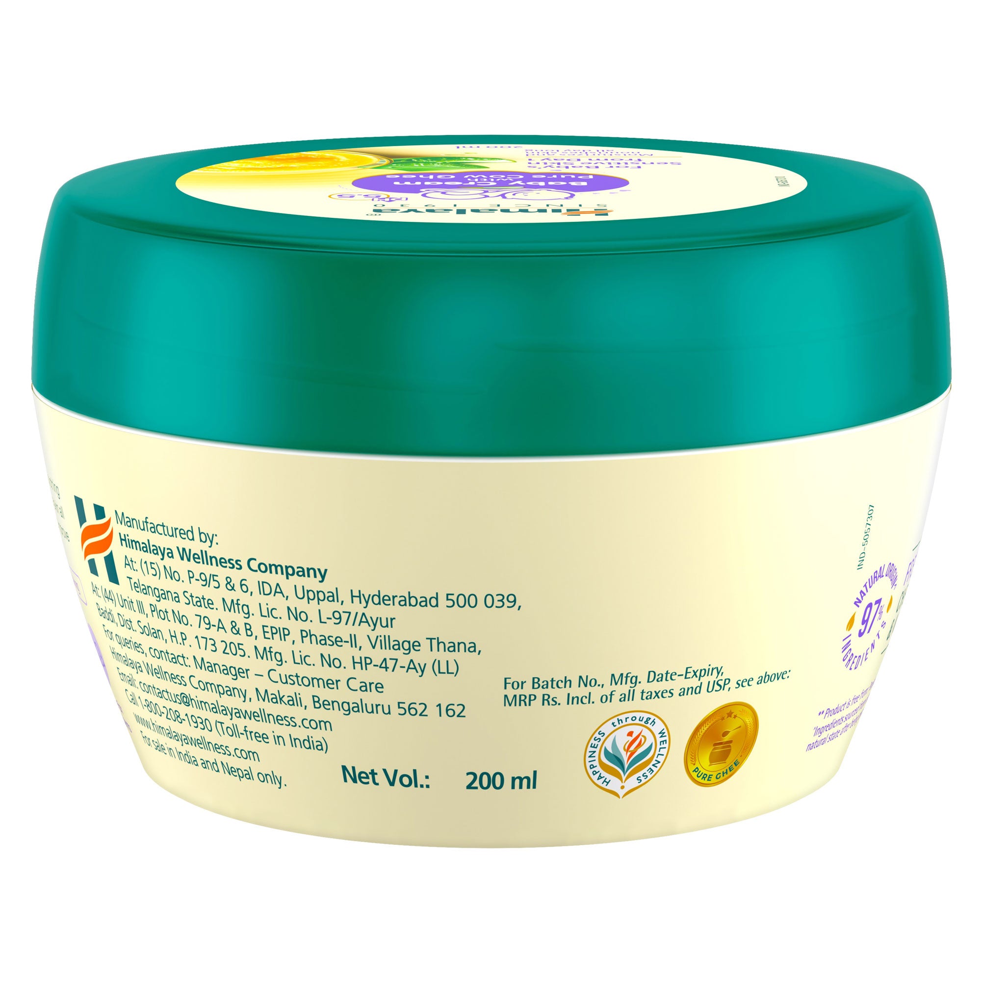 Himalaya Baby Cream With Pure Cow Ghee - Image 3