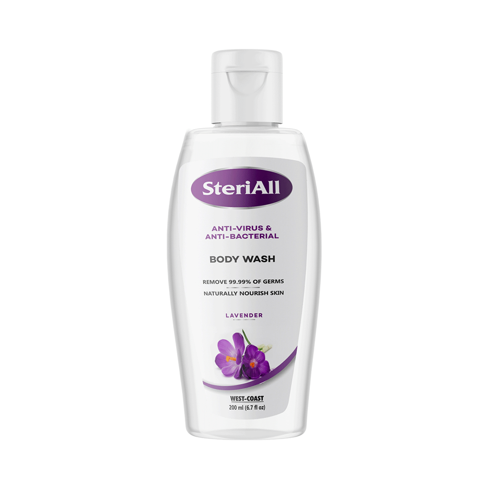 SteriAll Anti-Virus & Anti-Bacterial Body Wash Lavender - Image 1