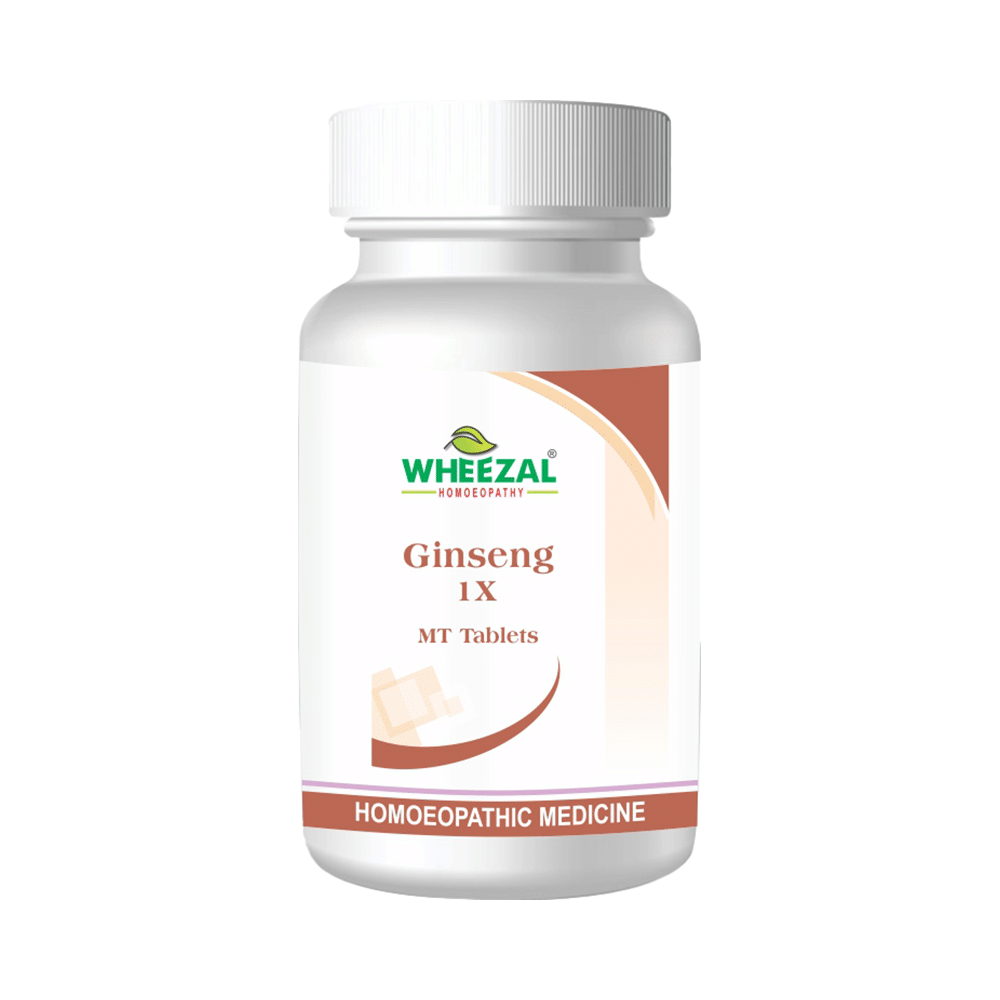 Wheezal Ginseng 1X MT Tablet - Image 2