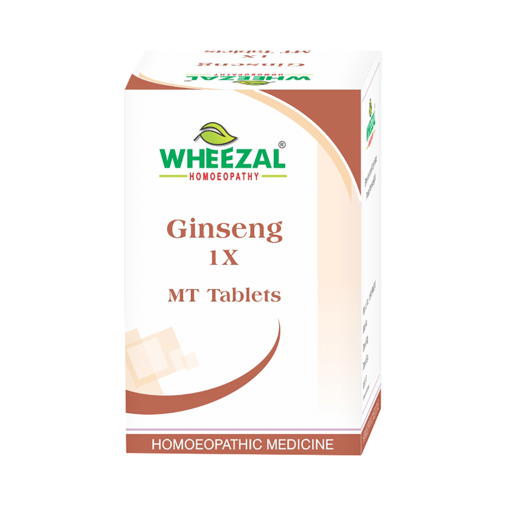 Wheezal Ginseng 1X MT Tablet - Image 1