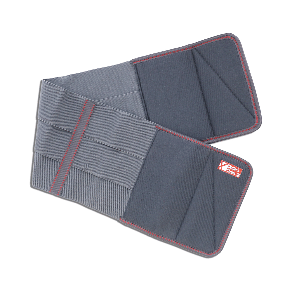 Dgarys Elastic Abdominal Belt After Delivery for Tummy Reduction Belt For Pregnant Women Small Grey - Image 6