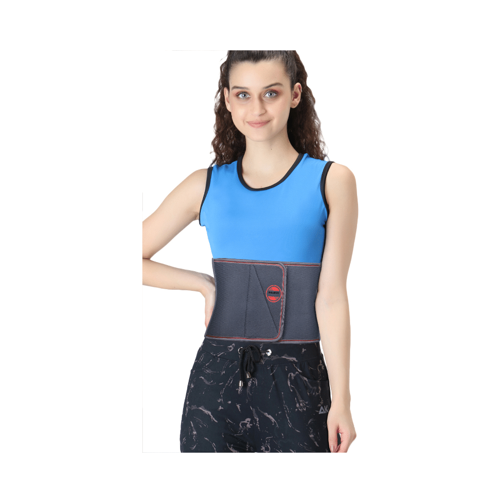 Dgarys Elastic Abdominal Belt After Delivery for Tummy Reduction Belt For Pregnant Women Small Grey - Image 1