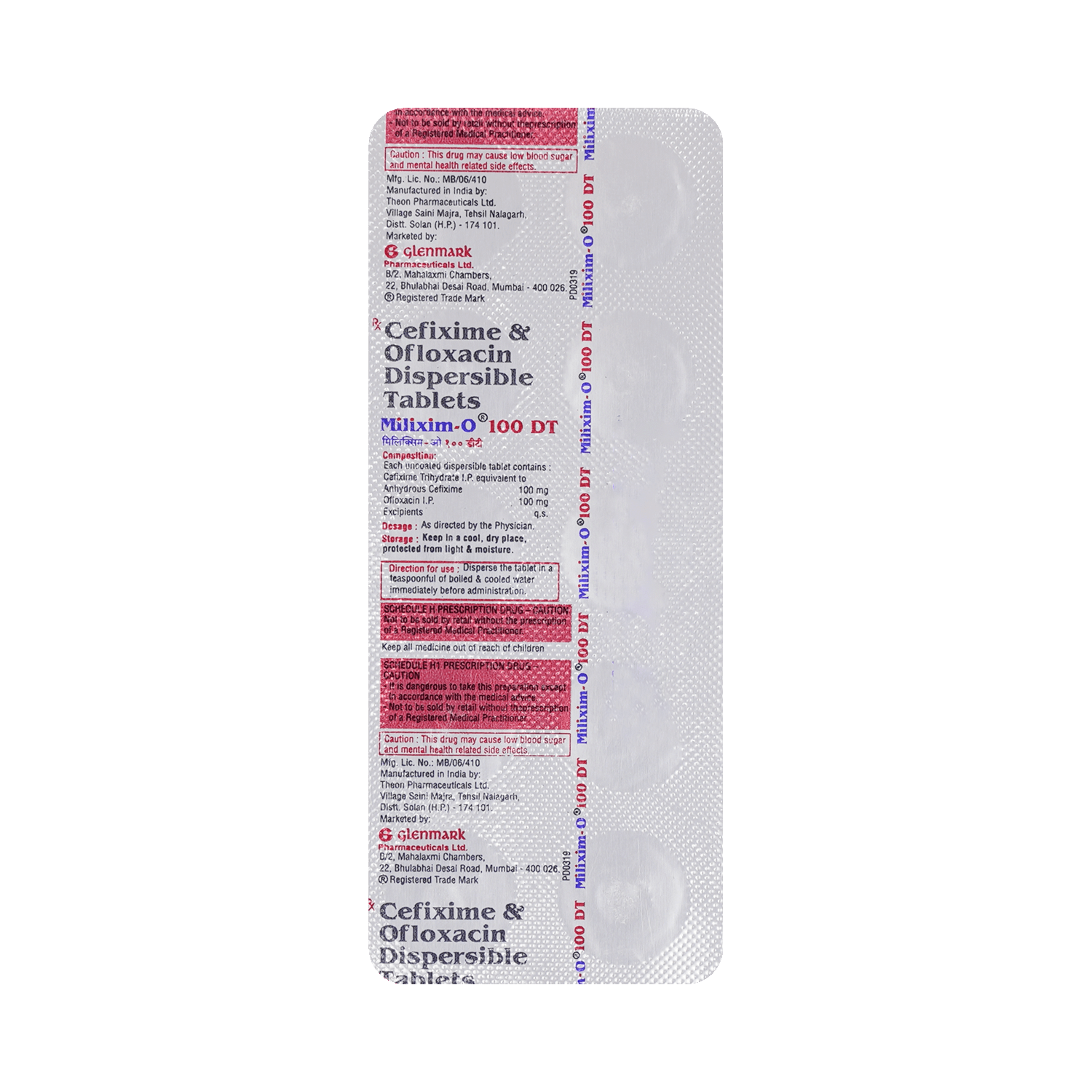 Milixim-O 100mg/100mg Tablet DT - Image 6
