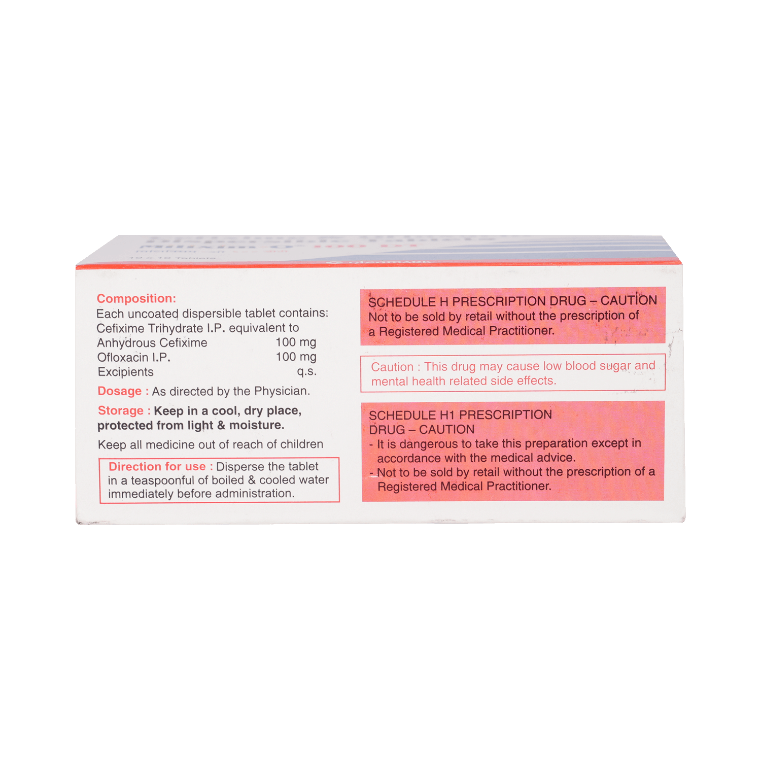 Milixim-O 100mg/100mg Tablet DT - Image 3