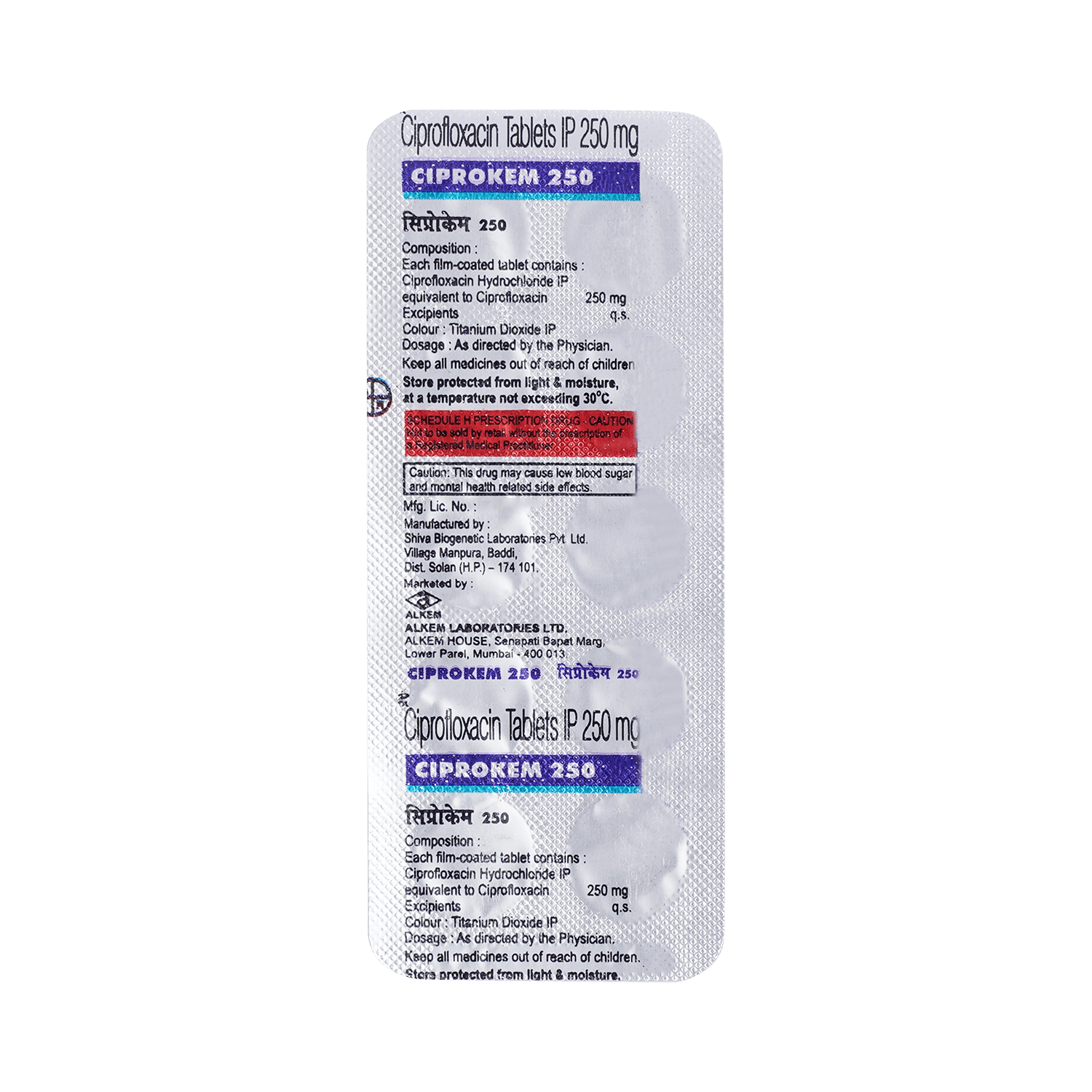 Ciprokem 250mg Tablet - Image 5