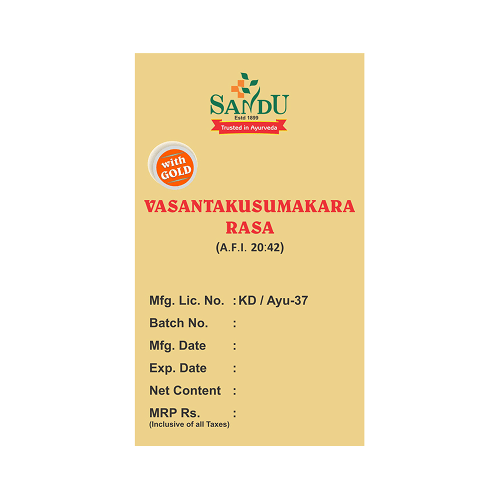 Sandu Vasantakusumakara Rasa Tablet - Image 3