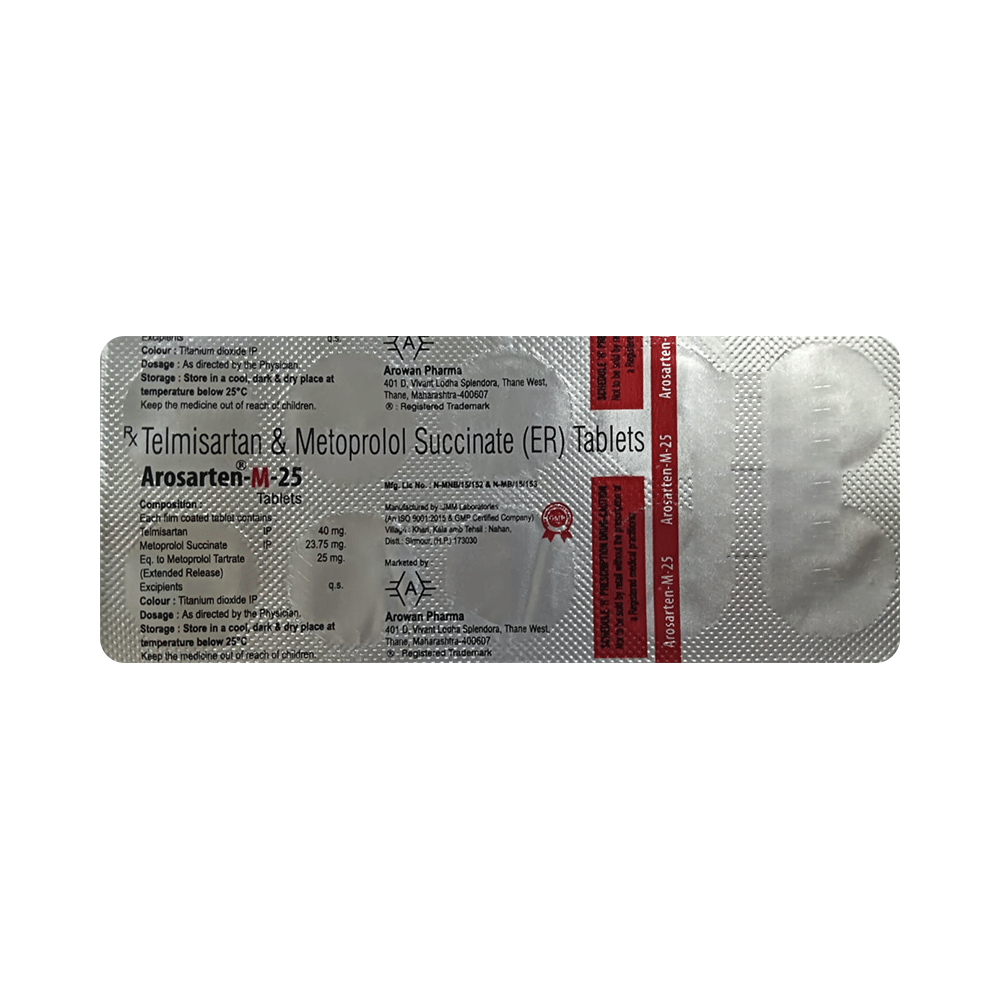 Arosarten-M 25 Tablet ER - Image 4