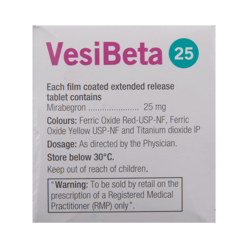 VesiBeta 25 Tablet ER - Image 3