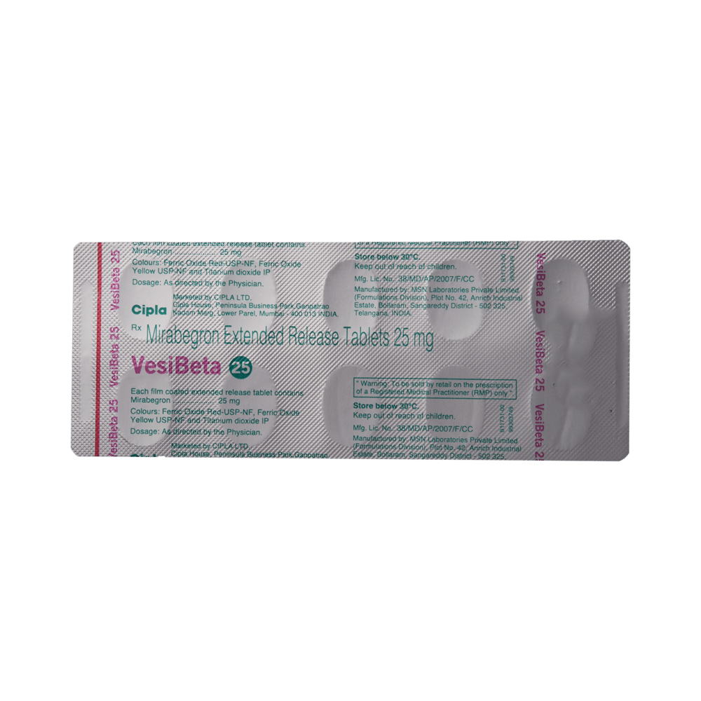 VesiBeta 25 Tablet ER - Image 5