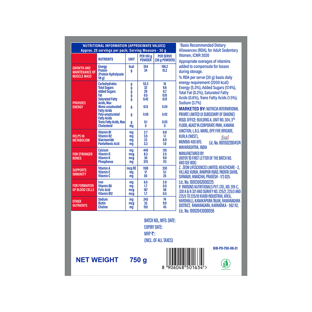 Protinex Hydrolyzed Protein Powder | For Recovery & Immunity | Classic Bitter Original | Nutrition Support | With Multivitamins Classic Bitter Original - Image 2