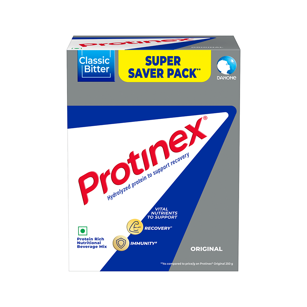 Protinex Hydrolyzed Protein Powder | For Recovery & Immunity | Classic Bitter Original | Nutrition Support | With Multivitamins Classic Bitter Original