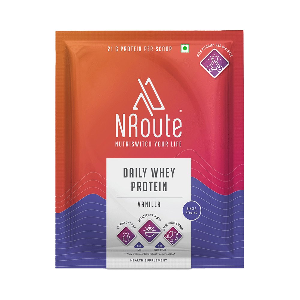 Nroute Daily Whey Protein Protein Powder Vanilla - Image 1