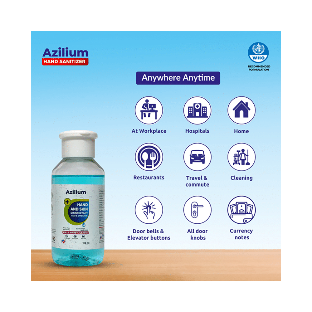 Azilium Hand and Skin Disinfectant (100ml Each) - Image 5