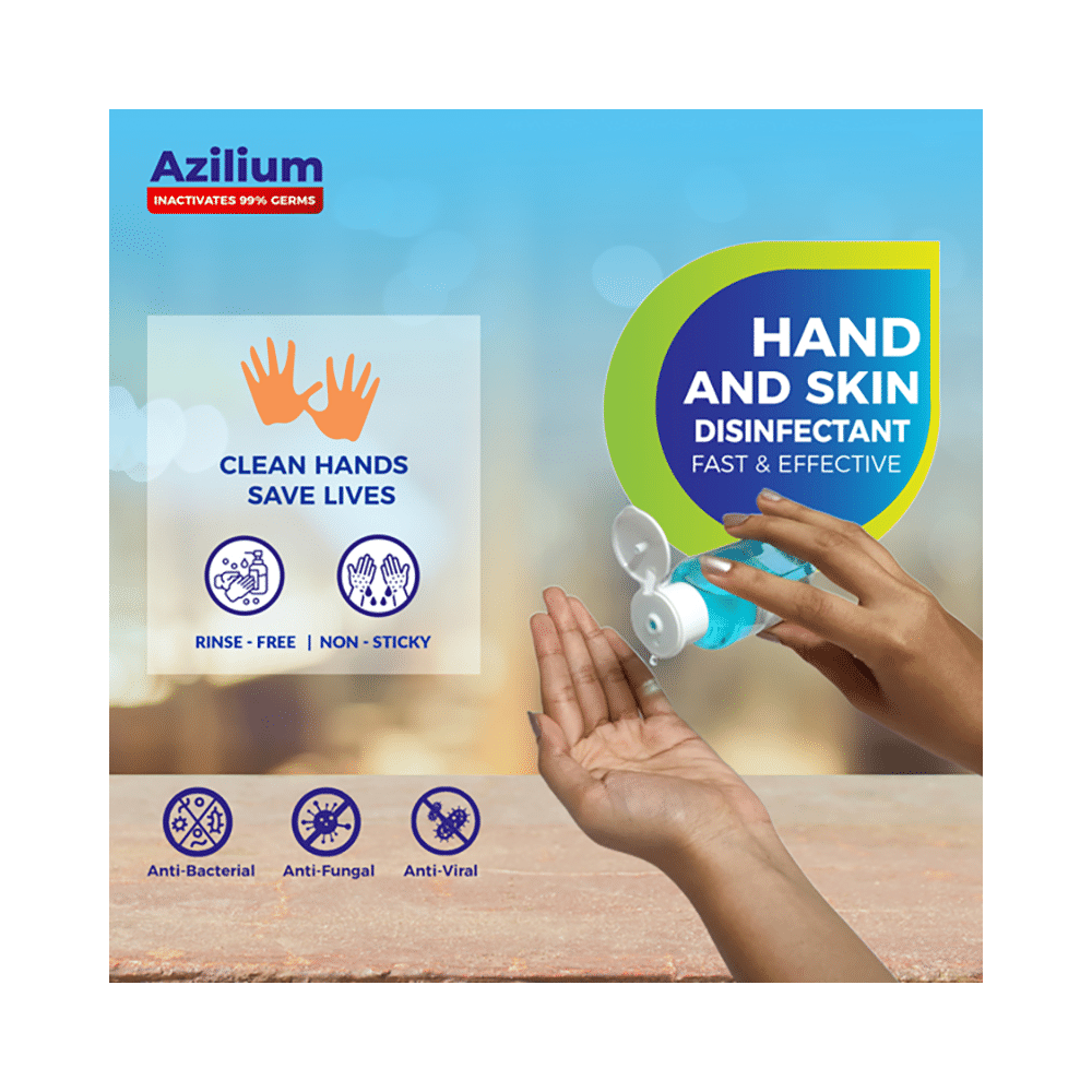 Azilium Hand and Skin Disinfectant (100ml Each) - Image 2