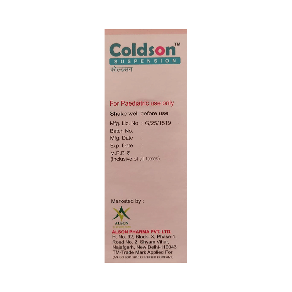 Coldson Oral Suspension Mango - Image 3