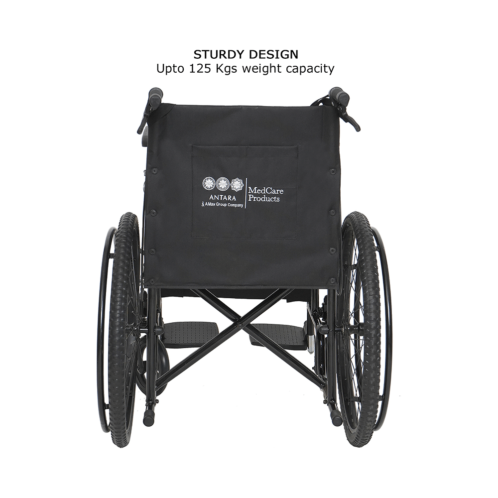 Antara Wheel Assist Pro Wheelchair Black - Image 6